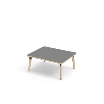 Bord Grow akustikklaminat 100x80 cm svart mansjett