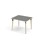 Bord Grow akustikklaminat 100x80 cm svart mansjett