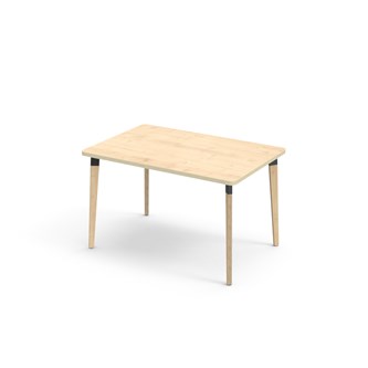 Bord Grow akustikklaminat 120x80 cm svart mansjett