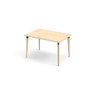 Bord Grow akustikklaminat 120x80 cm svart mansjett