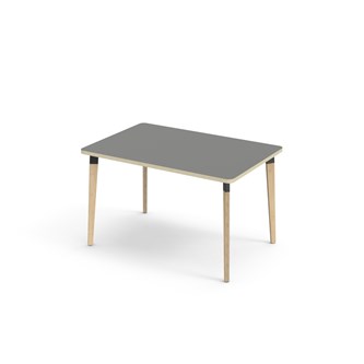 Bord Grow akustikklaminat 120x80 cm svart mansjett