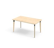 Bord Grow HT 140x80 cm svart mansjett