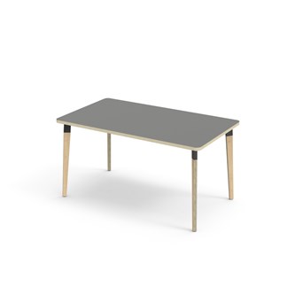 Bord Grow laminat 140x80 cm svart mansjett