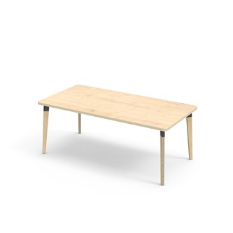 Bord Grow HT 160x80 cm svart mansjett