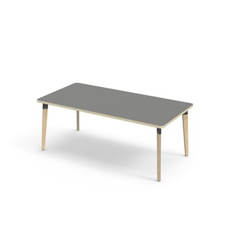 Bord Grow HT 160x80 cm svart mansjett