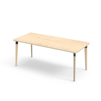 Bord Grow FSC akustikklaminat 180x80 cm svart mansjett