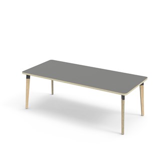 Bord Grow FSC akustikklaminat 180x80 cm svart mansjett