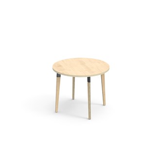 Bord Grow FSC akustikklaminat Ø90 cm svart mansjett