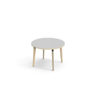 Bord Grow FSC akustikklaminat Ø90 cm svart mansjett