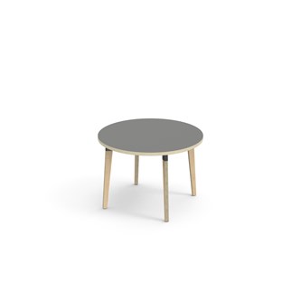 Bord Grow FSC akustikklaminat Ø90 cm svart mansjett