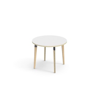 Bord Grow FSC akustikklaminat Ø90 cm svart mansjett