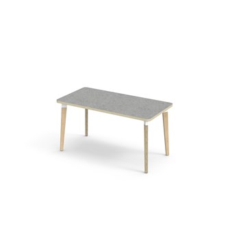 Bord Grow linoleum 120x60 cm hvit mansjett