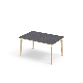 Bord Grow linoleum 120x80 cm hvit mansjett