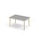 Bord Grow linoleum 120x80 cm hvit mansjett