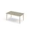Bord Grow linoleum 140x80 cm hvit mansjett