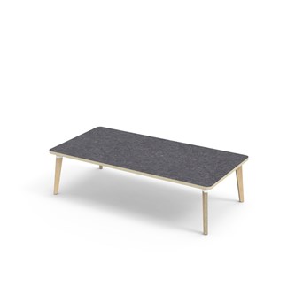 Bord Grow linoleum 160x80 cm hvit mansjett