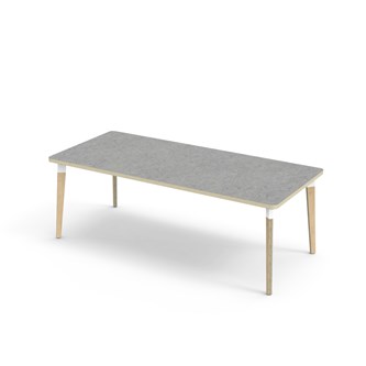 Bord Grow linoleum 180x80 cm hvit mansjett