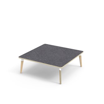Bord Grow linoleum 120x120 cm hvit mansjett