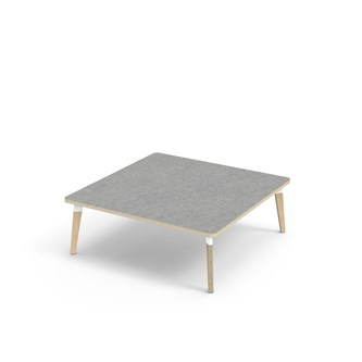 Bord Grow linoleum 120x120 cm hvit mansjett