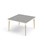 Bord Grow linoleum 120x120 cm hvit mansjett