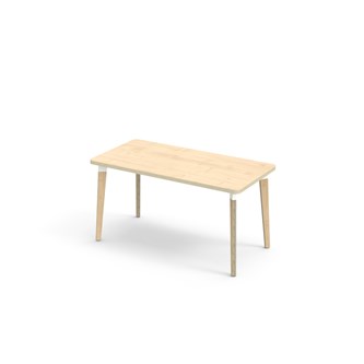 Bord Grow FSC HT 120x60 cm hvit mansjett