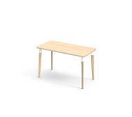 Bord Grow FSC akustikklaminat 120x60 cm hvit mansjett