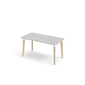 Bord Grow FSC HT 120x60 cm hvit mansjett