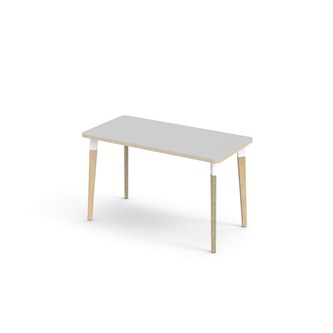 Bord Grow FSC HT 120x60 cm hvit mansjett