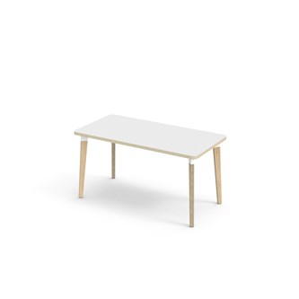 Bord Grow FSC HT 120x60 cm hvit mansjett