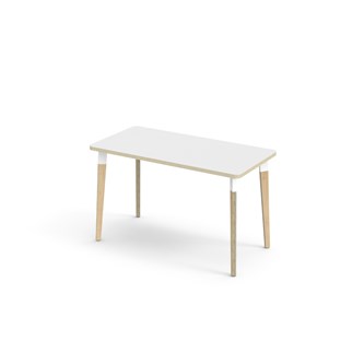 Bord Grow FSC HT 120x60 cm hvit mansjett