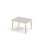 Bord Grow laminat 100x80 cm hvit mansjett
