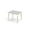 Bord Grow laminat 100x80 cm hvit mansjett