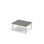 Bord Grow laminat 100x80 cm hvit mansjett
