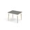 Bord Grow laminat 100x80 cm hvit mansjett