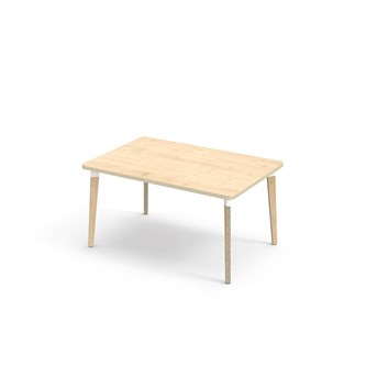 Bord Grow akustikklaminat 120x80 cm hvit mansjett