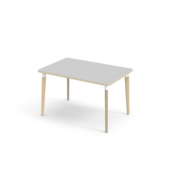 Bord Grow akustikklaminat 120x80 cm hvit mansjett