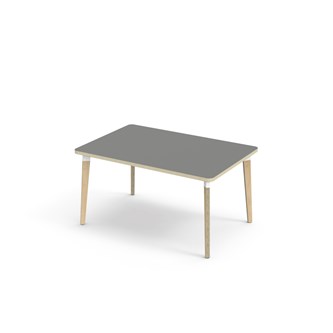 Bord Grow akustikklaminat 120x80 cm hvit mansjett