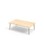 Bord Grow FSC akustikklaminat 140x80 cm hvit mansjett