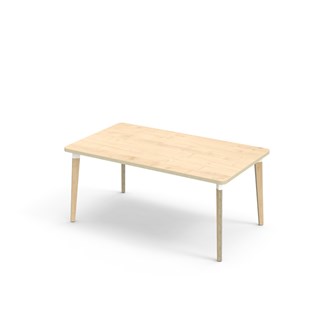 Bord Grow FSC akustikklaminat 140x80 cm hvit mansjett