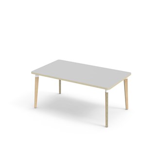 Bord Grow FSC akustikklaminat 140x80 cm hvit mansjett