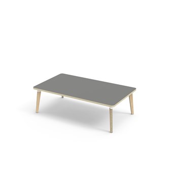 Bord Grow FSC akustikklaminat 140x80 cm hvit mansjett