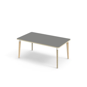 Bord Grow FSC akustikklaminat 140x80 cm hvit mansjett