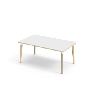 Bord Grow FSC akustikklaminat 140x80 cm hvit mansjett