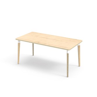 Bord Grow HT 160x80 cm hvit mansjett