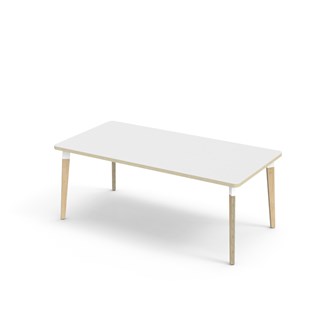 Bord Grow HT 160x80 cm hvit mansjett