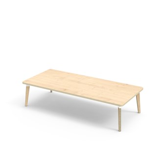Bord Grow akustikklaminat 180x80 cm hvit mansjett