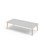 Bord Grow akustikklaminat 180x80 cm hvit mansjett