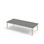 Bord Grow akustikklaminat 180x80 cm hvit mansjett