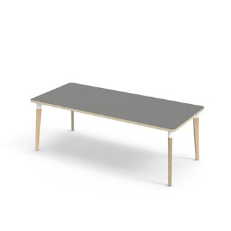 Bord Grow akustikklaminat 180x80 cm hvit mansjett