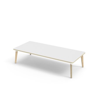 Bord Grow akustikklaminat 180x80 cm hvit mansjett